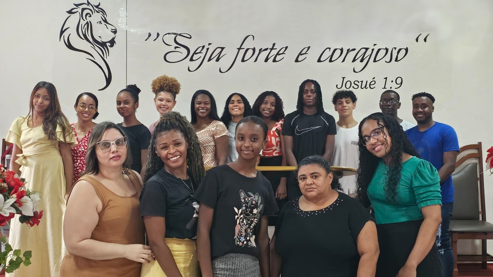 Youth group gathering